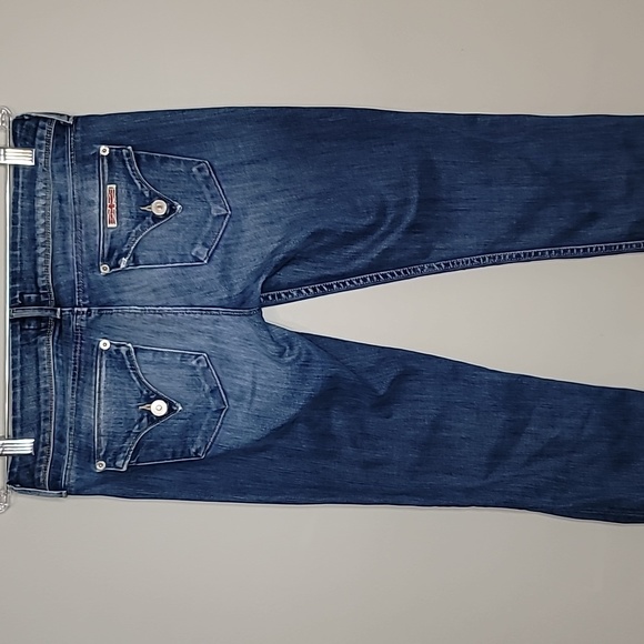 Husdon size 27 Collin Skinny mod rise flap pocket womens jeans made in the USA - Picture 5 of 10